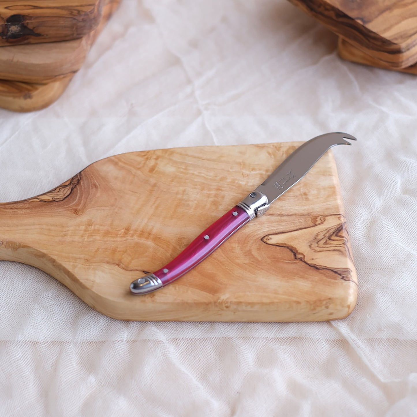 Laguiole Rainbow Mini Cheese Knives