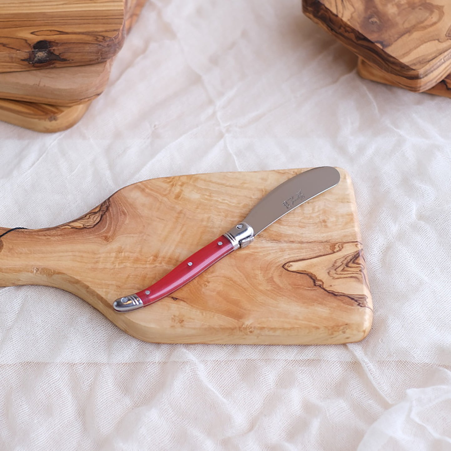 Laguiole Rainbow Mini Cheese Knives
