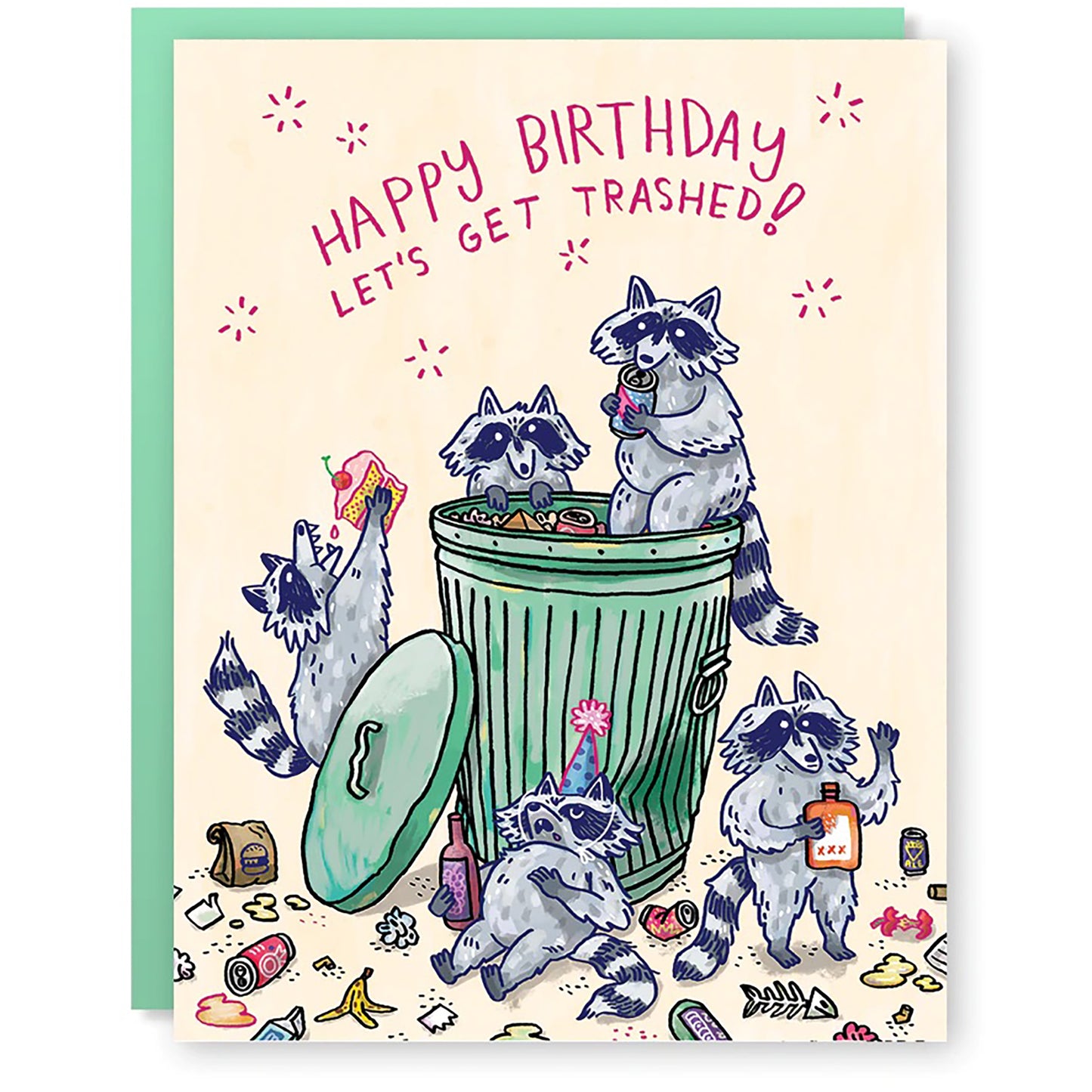 Let's Get Trashed Card
