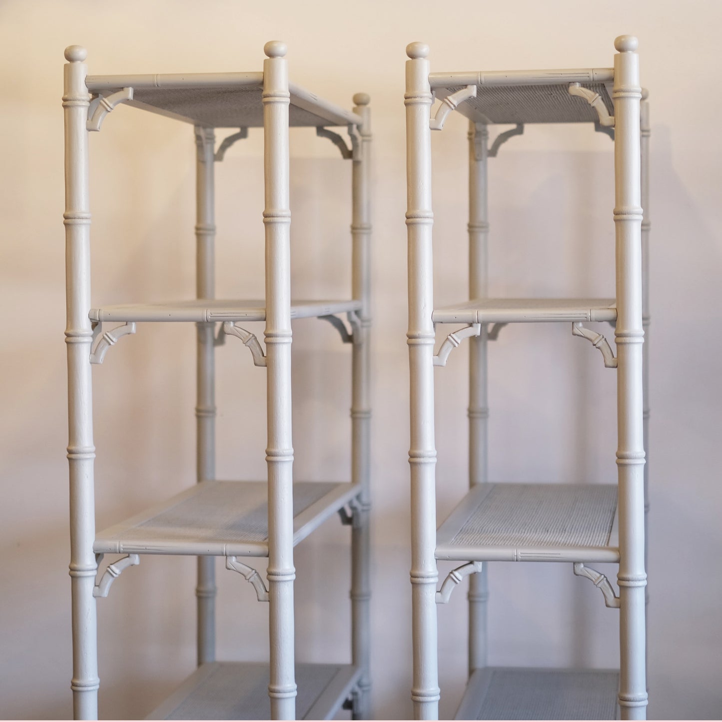 MCM Hollywood Regency Bamboo Bookshelf