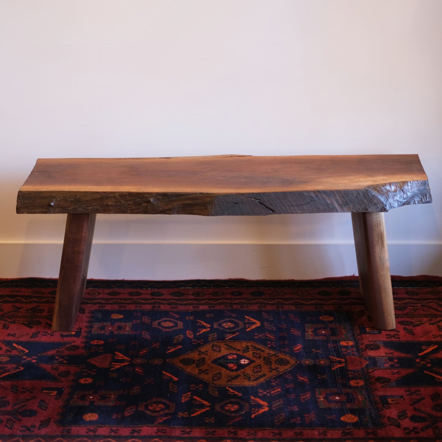Live Edge Walnut Bench