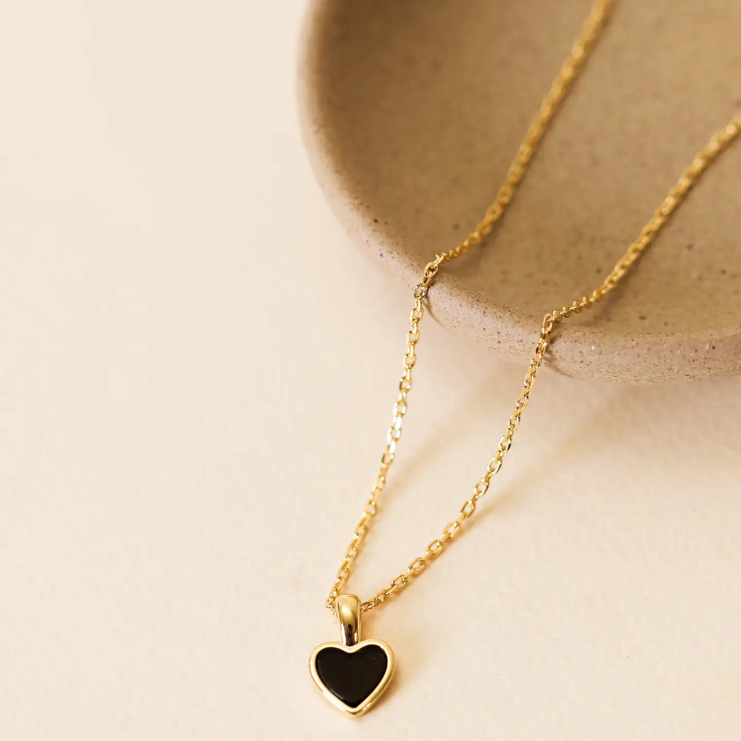 Gemstone Heart Pendant Necklace