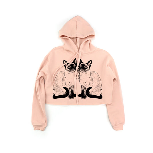 Kitties Mandy Crop Hoodie