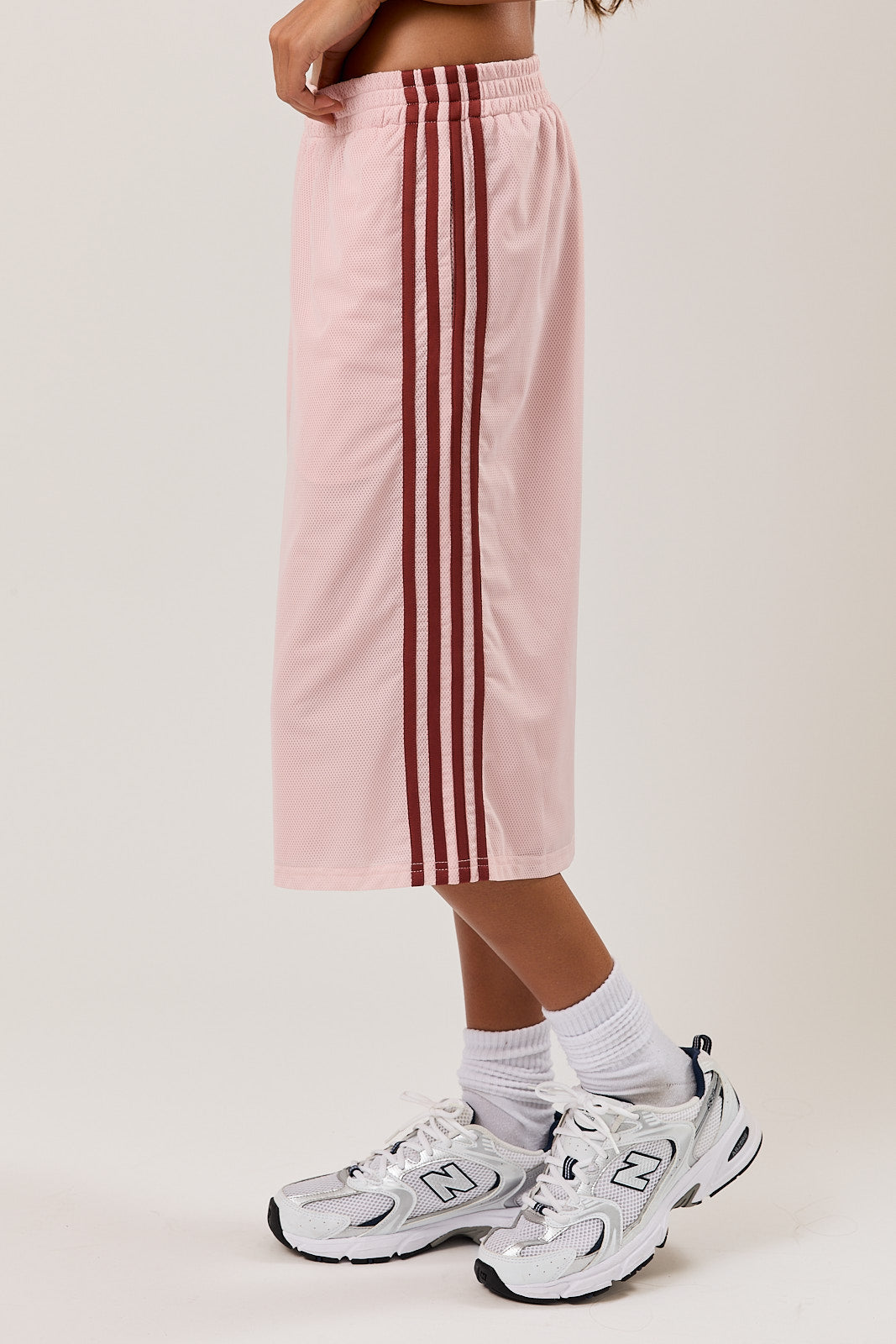 Mesh Bermuda Track Shorts