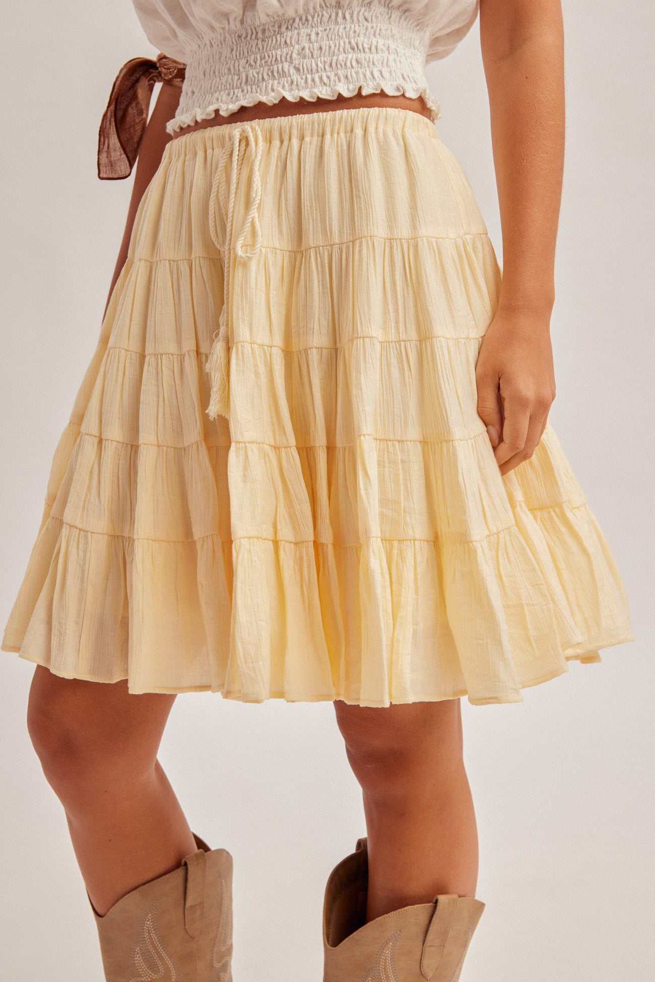 Tiered Flowy Skirt