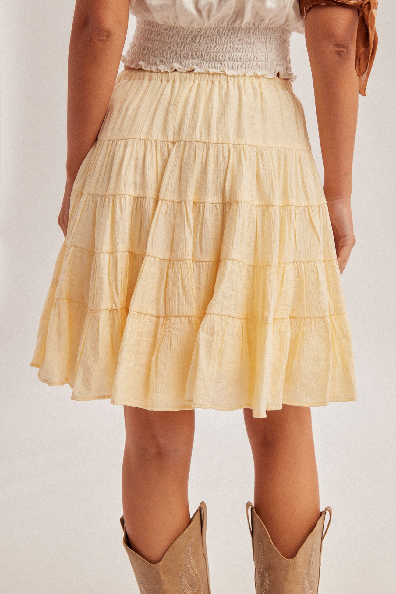 Tiered Flowy Skirt