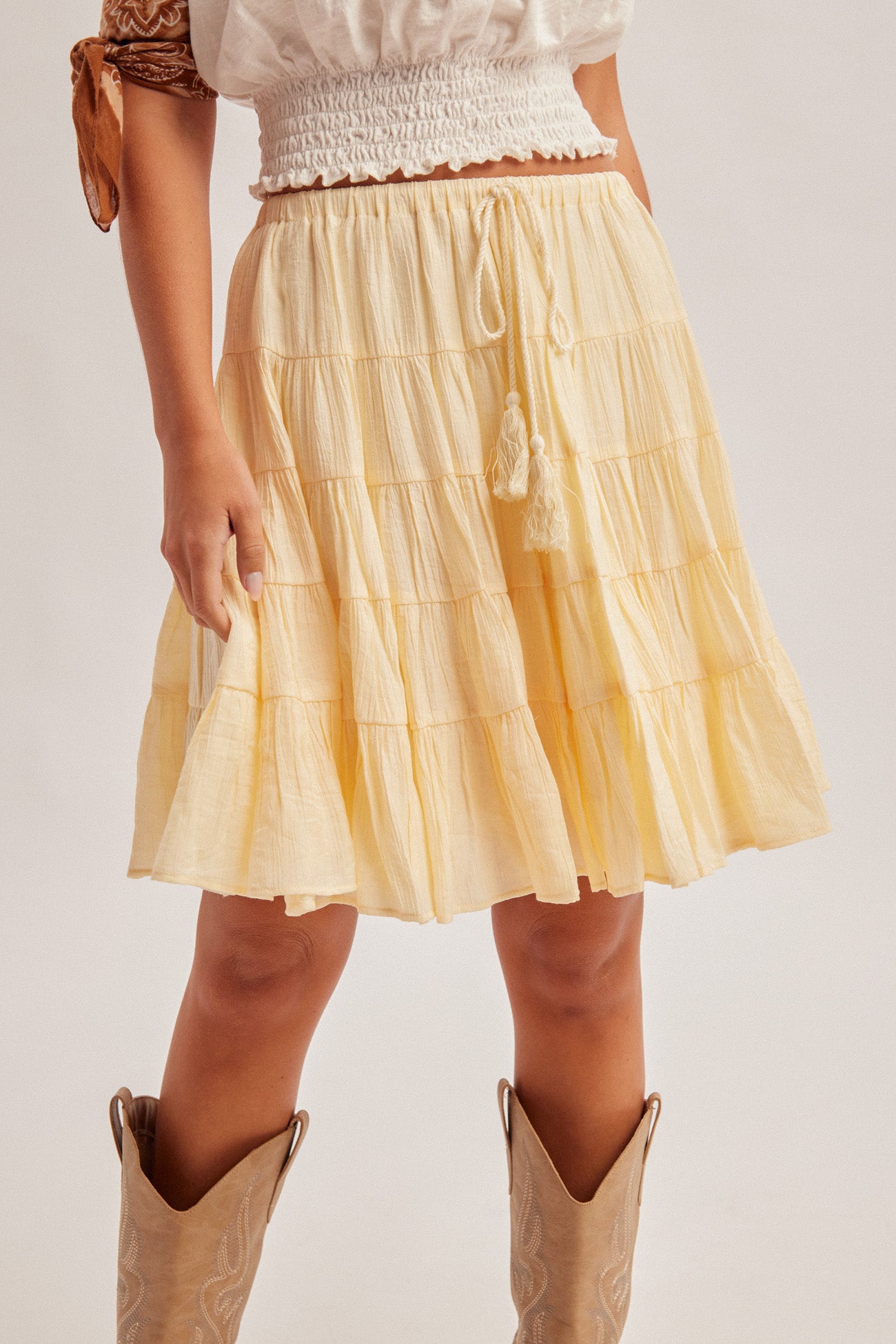 Tiered Flowy Skirt