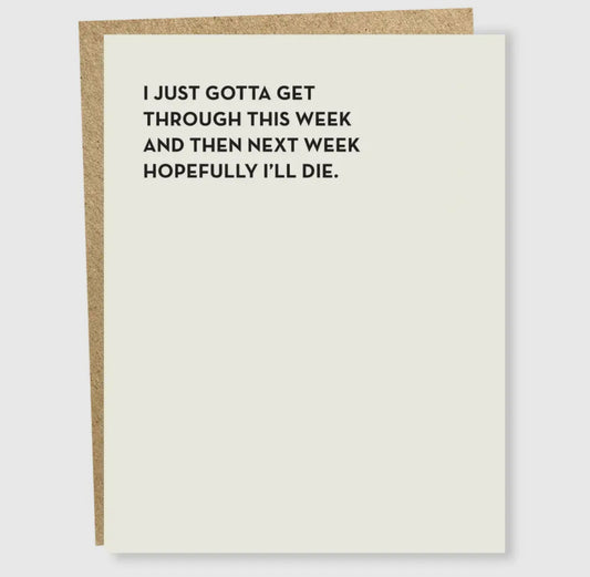 Next Week Card