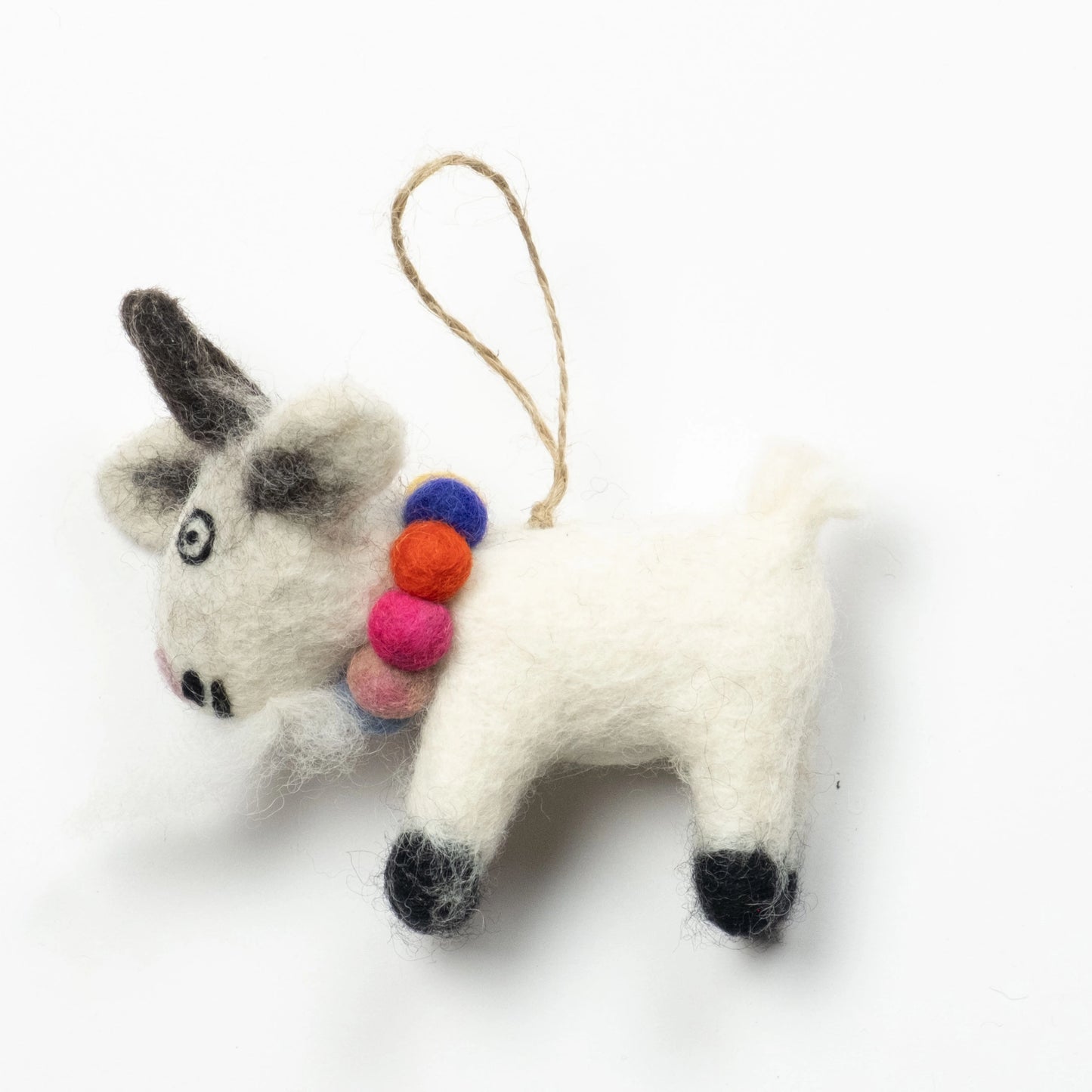 Crazy Goat Felt Ornament