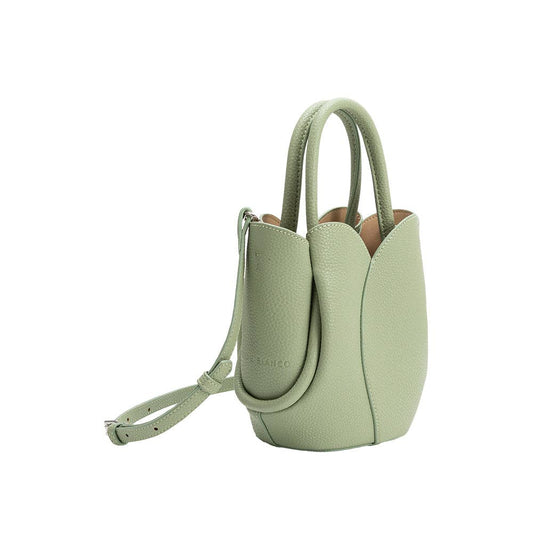Tulip Mini Recycled Vegan Leather Top Handle Bag