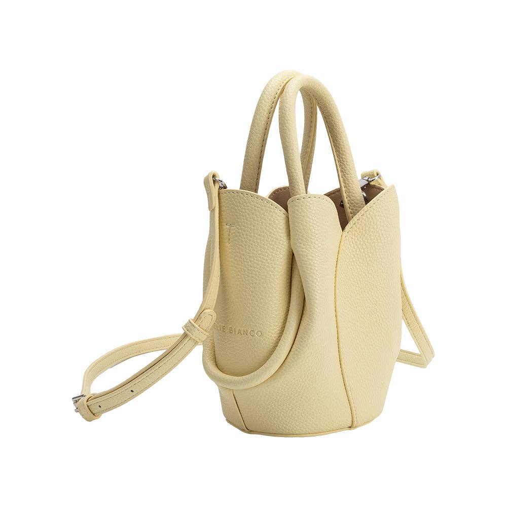 Tulip Mini Recycled Vegan Leather Top Handle Bag