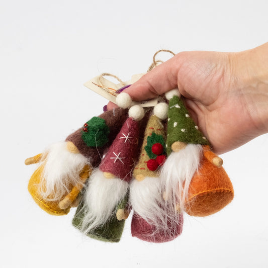 Felt Gnome Ornament