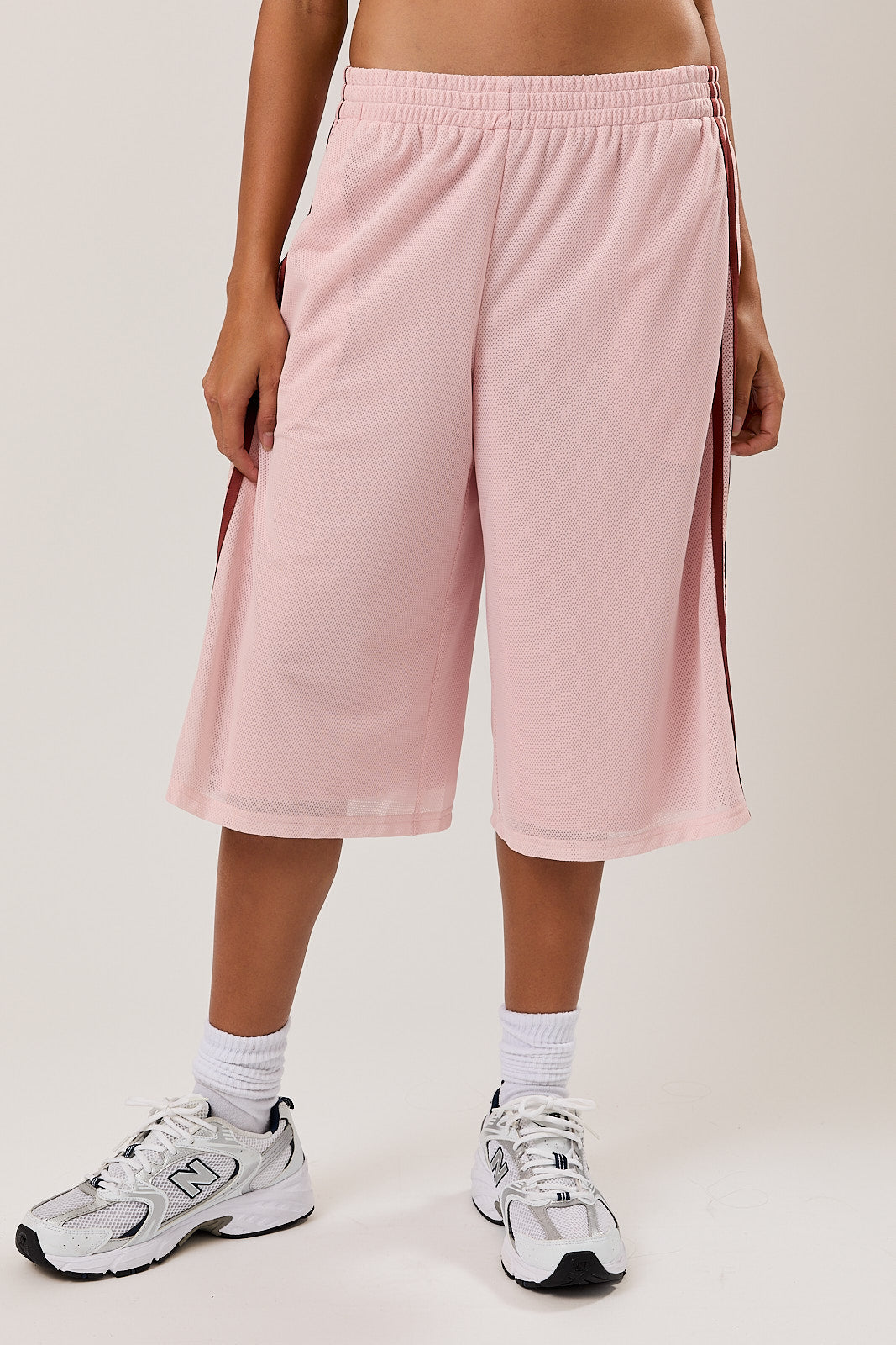 Mesh Bermuda Track Shorts