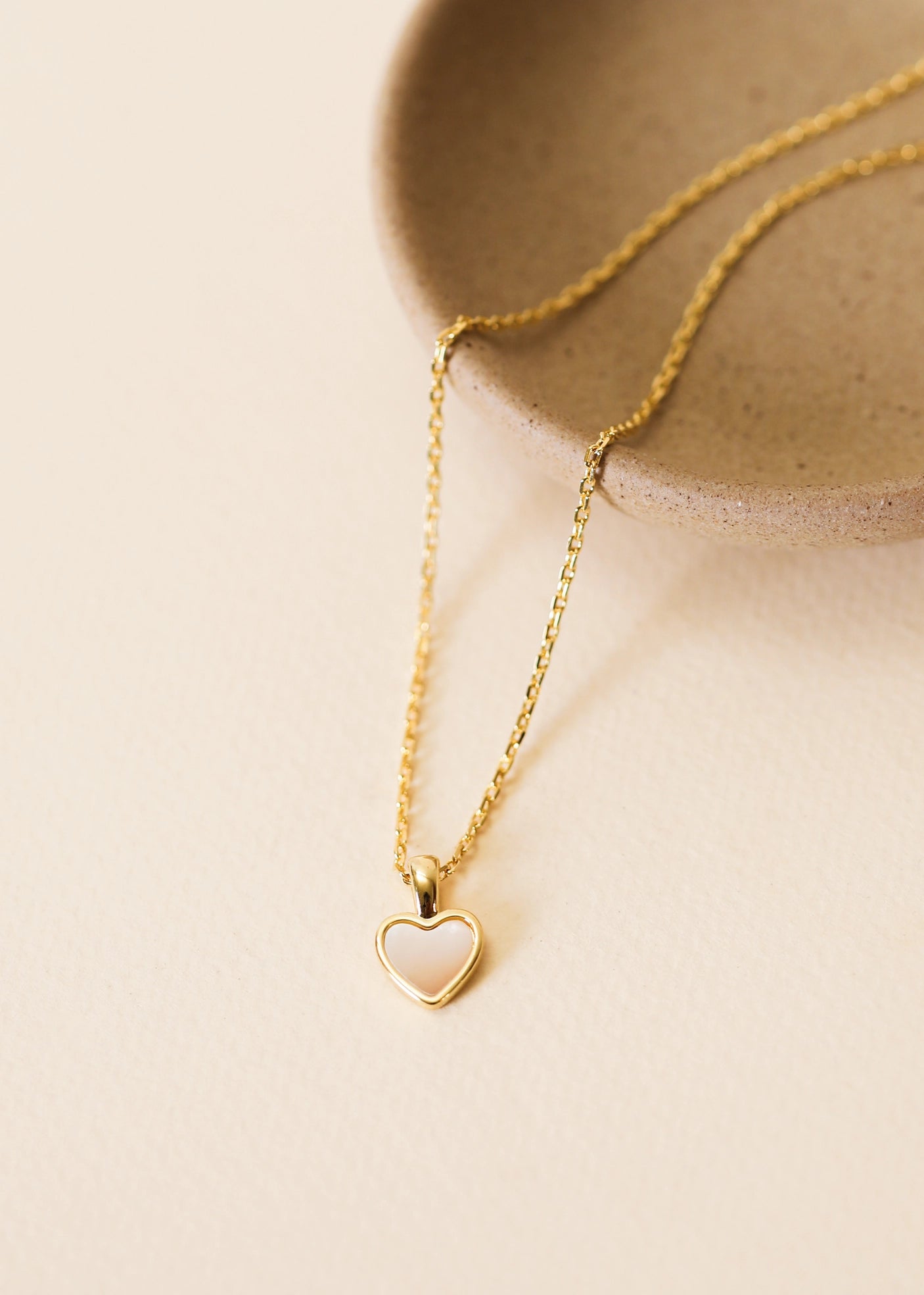 Gemstone Heart Pendant Necklace