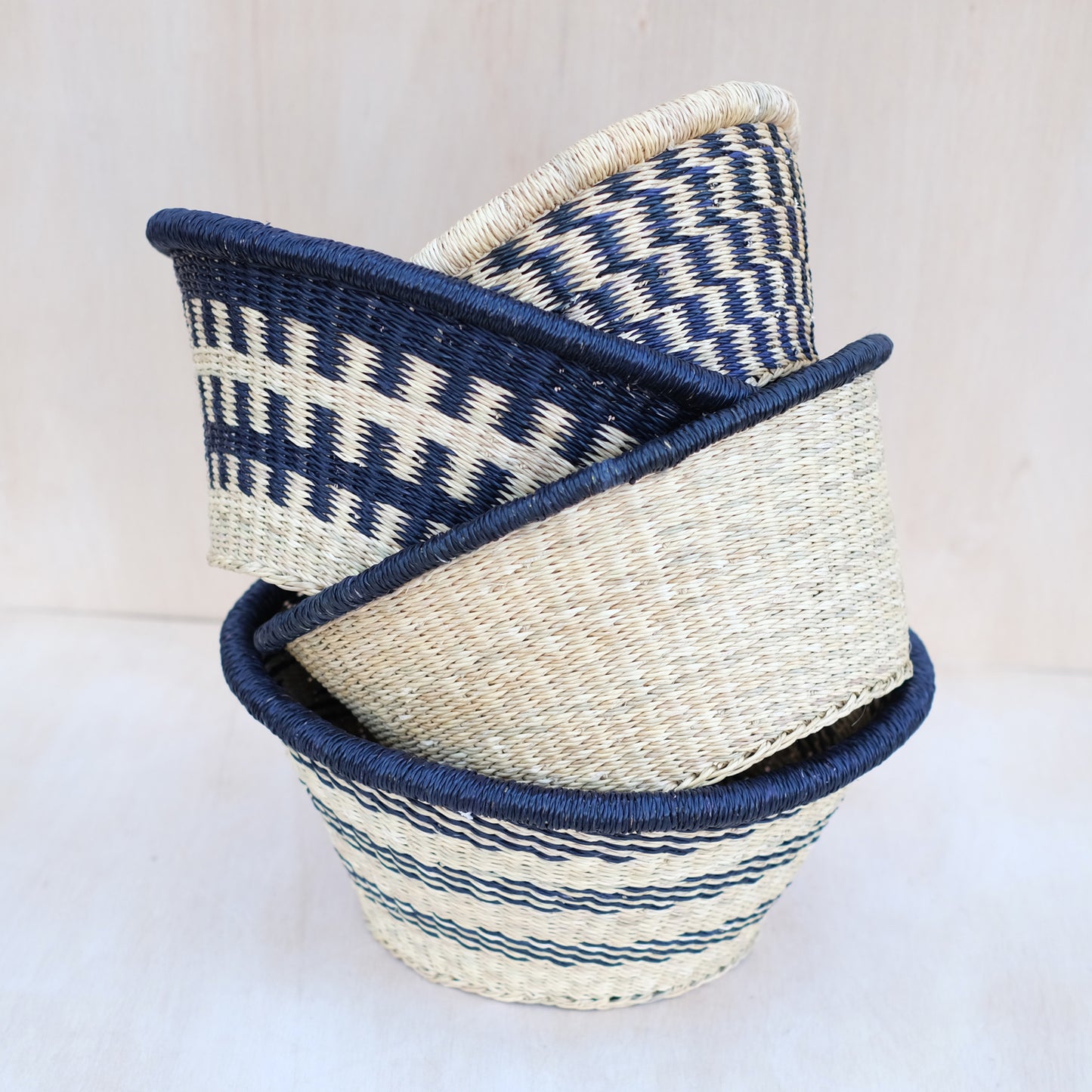 African Woven Fruit Basket