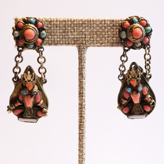 Antique Goddess Earrings