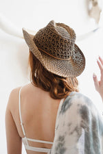 Load image into Gallery viewer, Basketweave Festival Cowboy Hat
