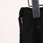 Load image into Gallery viewer, Black Embroidered Straight Skirt
