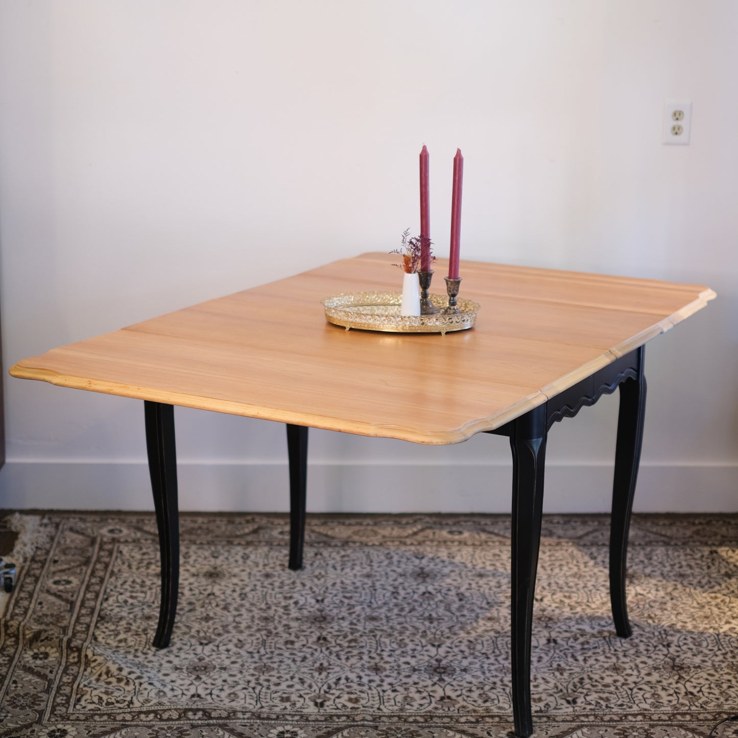 Black FP Drop Leaf Table