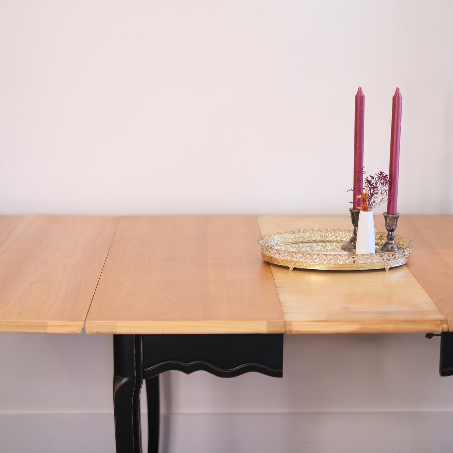 Black FP Drop Leaf Table