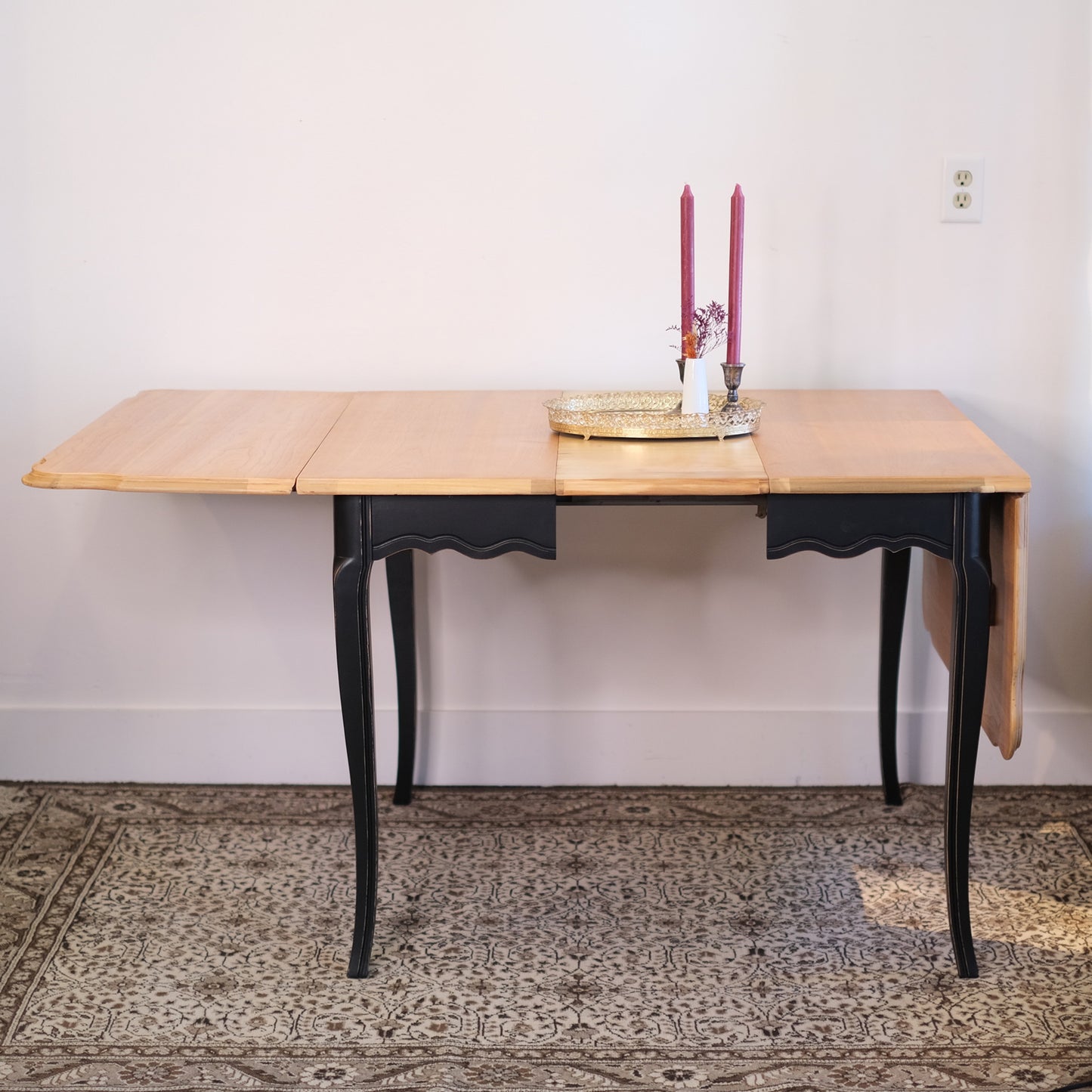 Black FP Drop Leaf Table