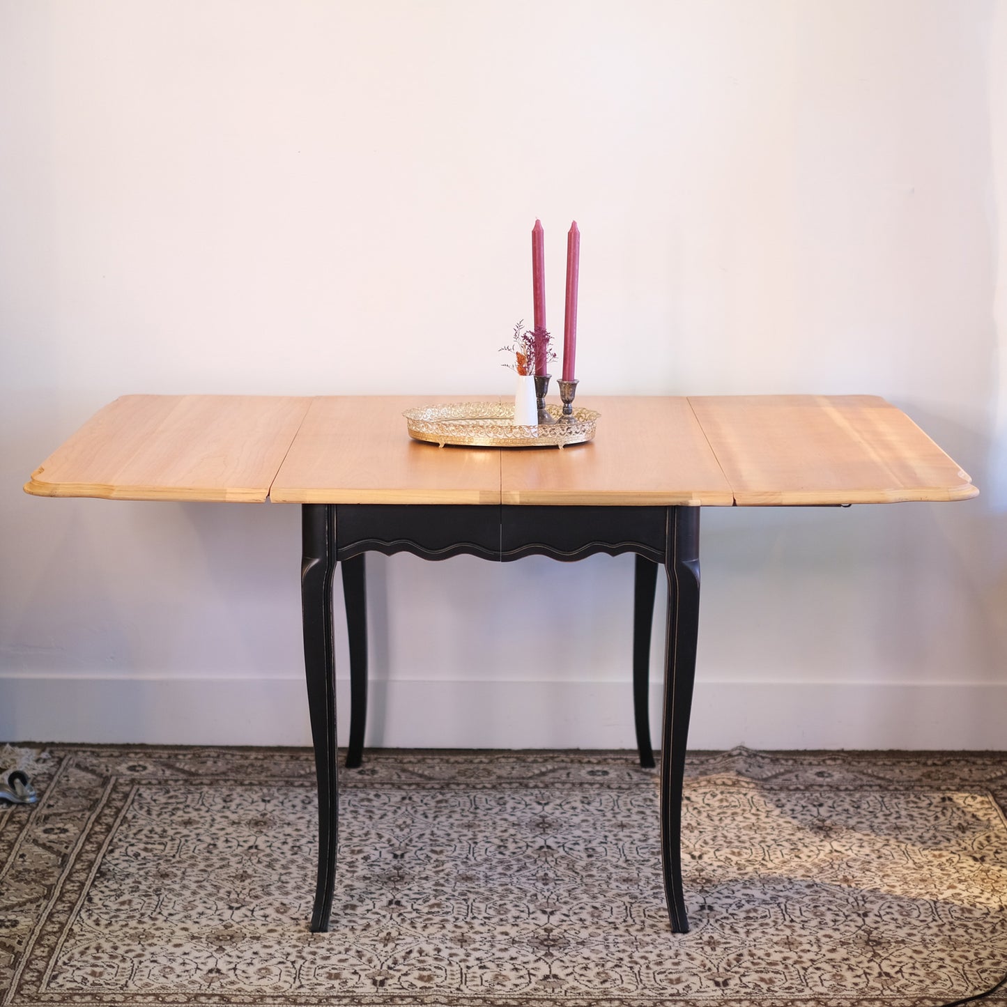 Black FP Drop Leaf Table