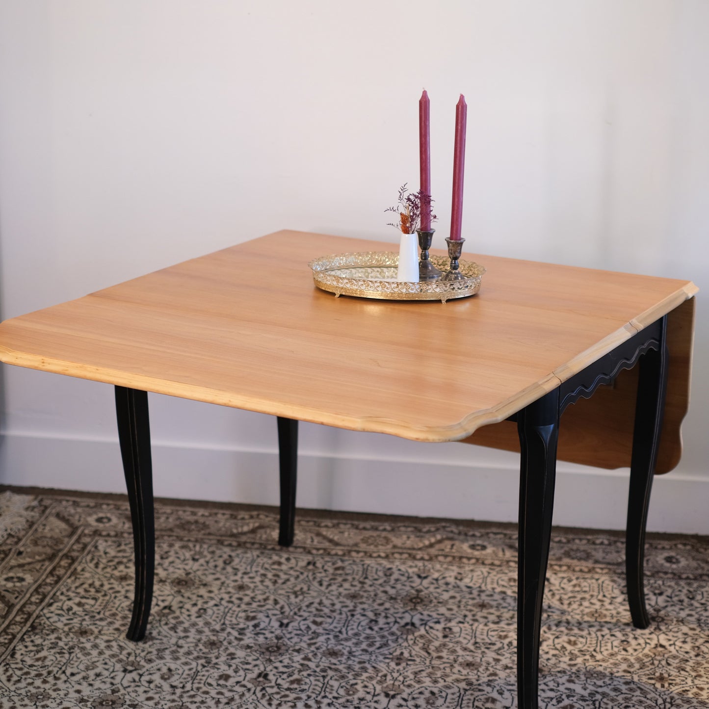 Black FP Drop Leaf Table