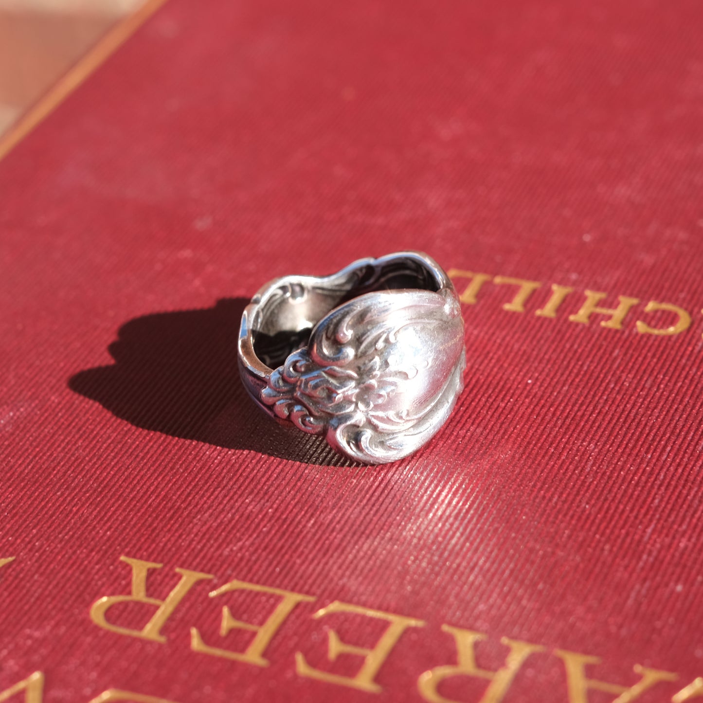 Classic Silver Plated Spoon Ring