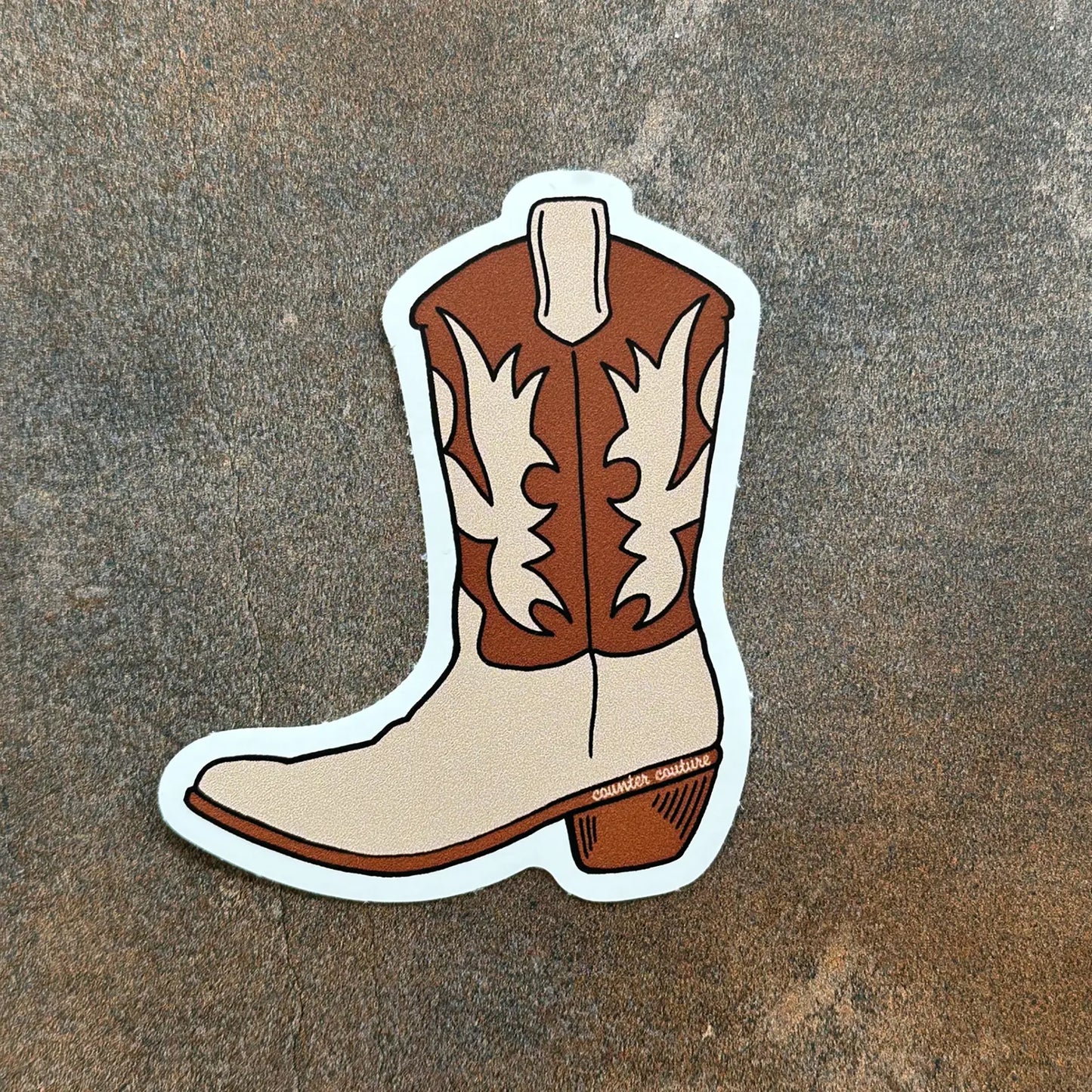 Cowboy Boot Sticker