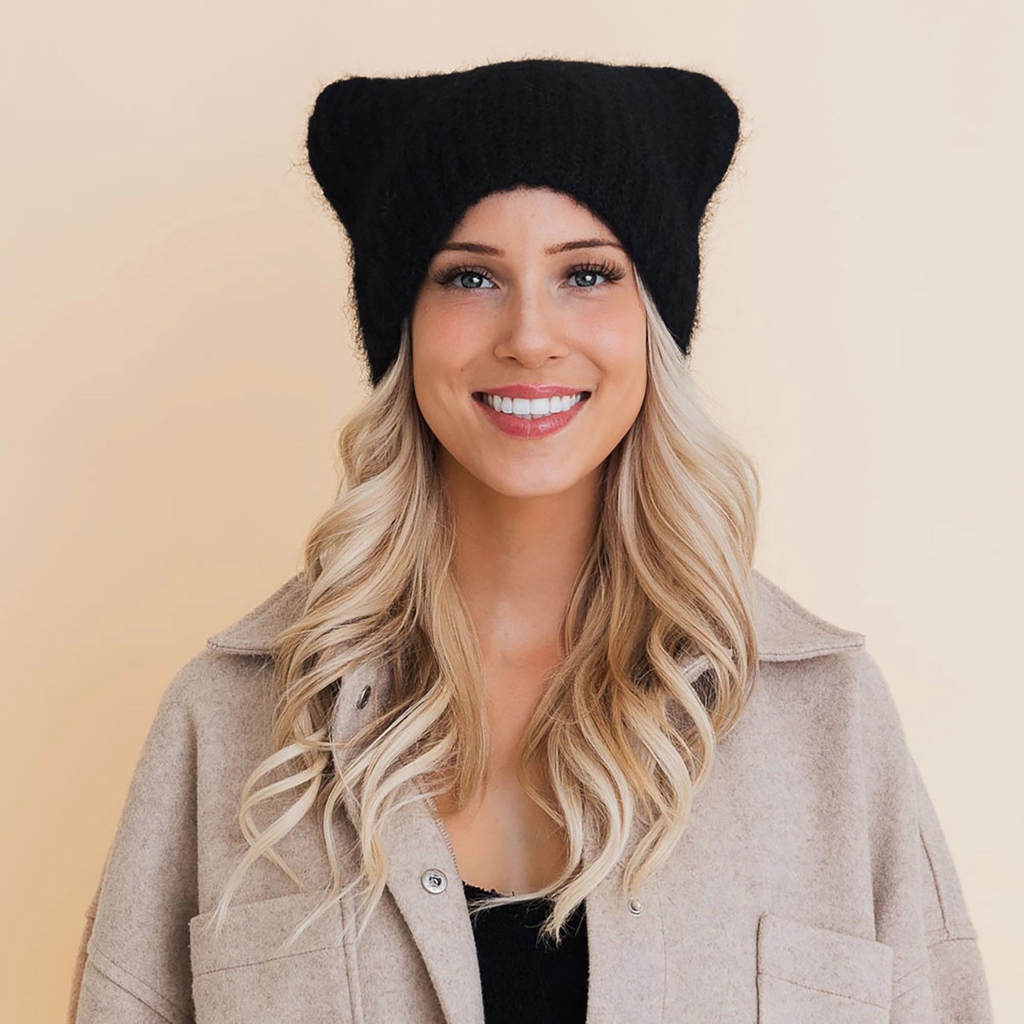 Cozy Cat Eared Style Beanie