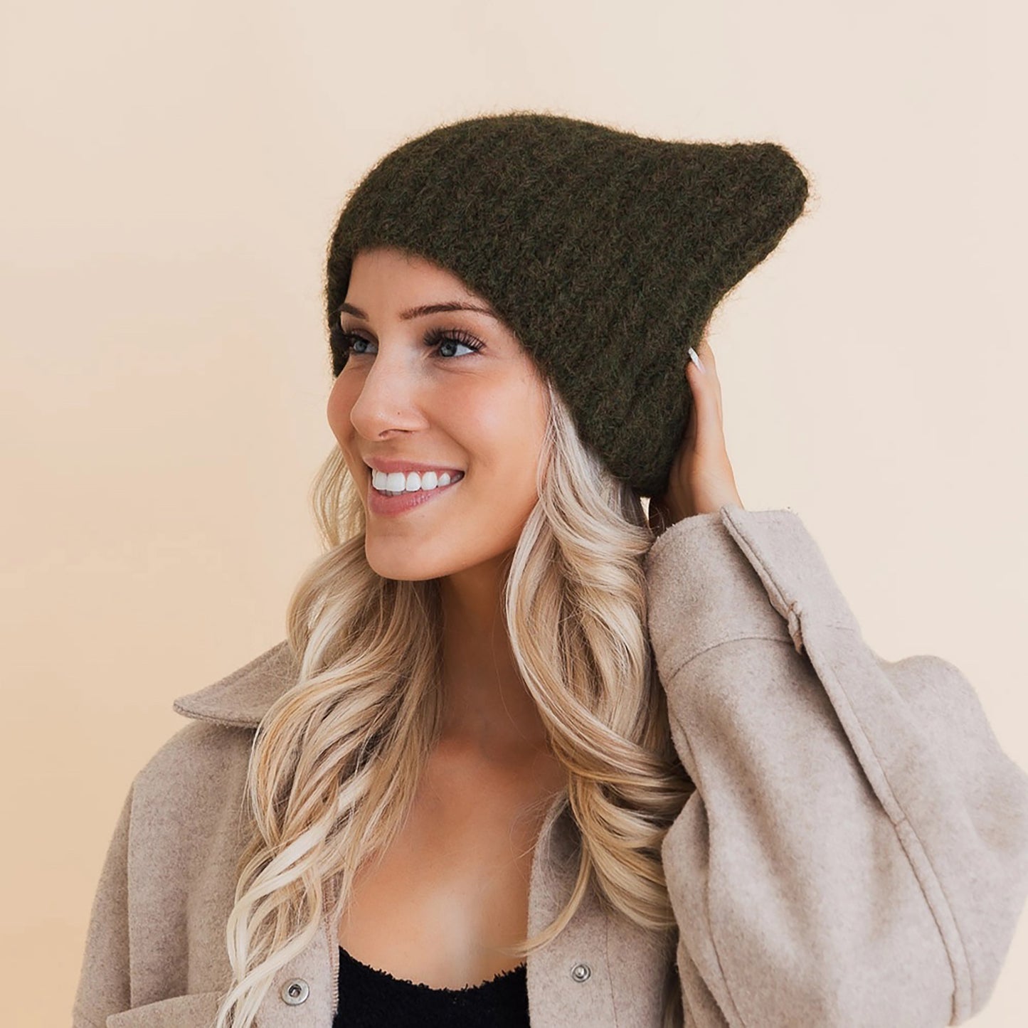 Cozy Cat Eared Style Beanie