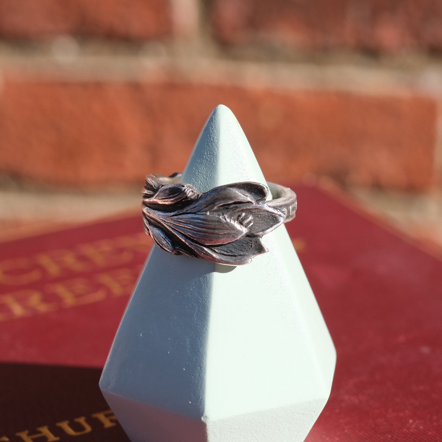 Crocus Flower Souvenir Spoon Ring