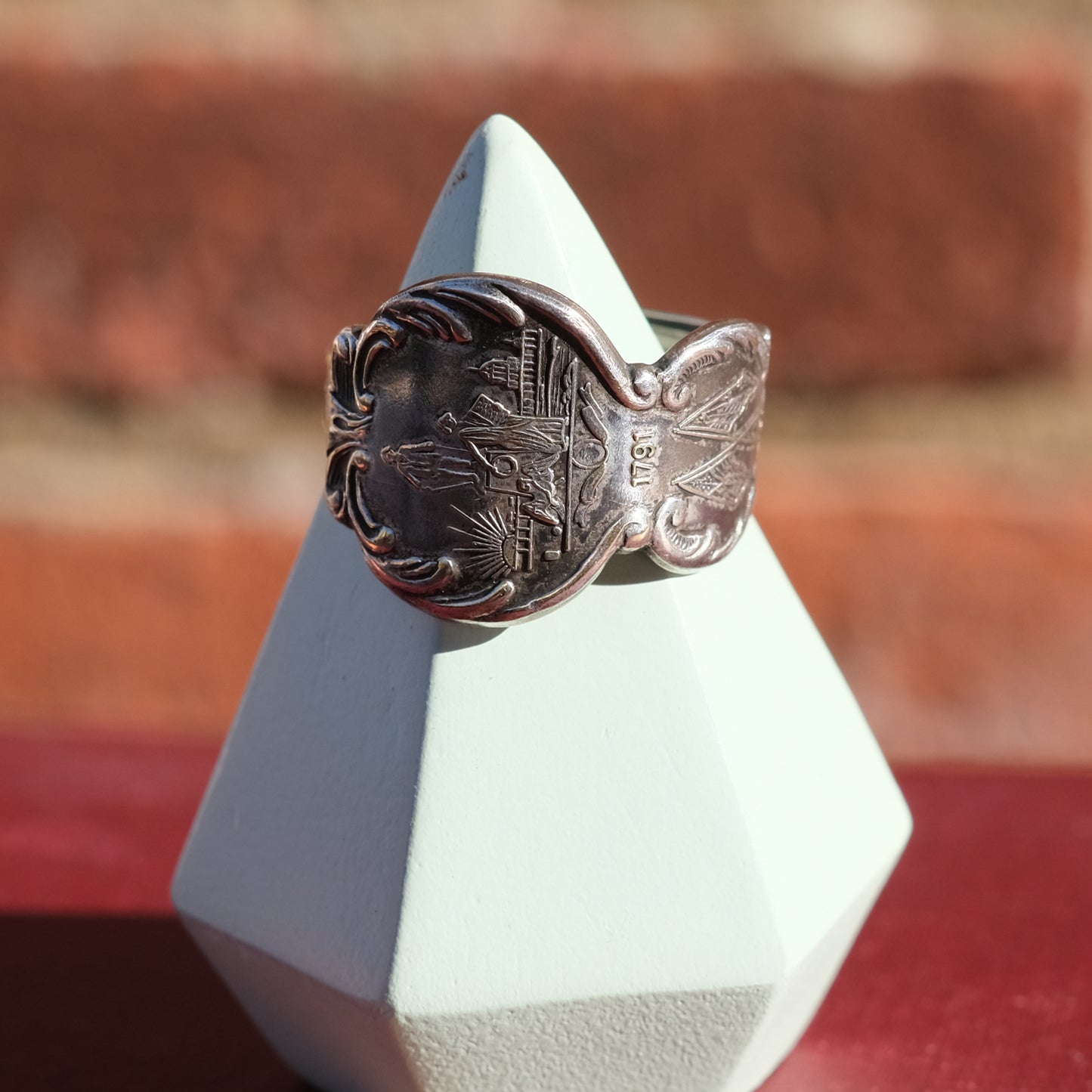 DC 1791 Souvenir Spoon Ring