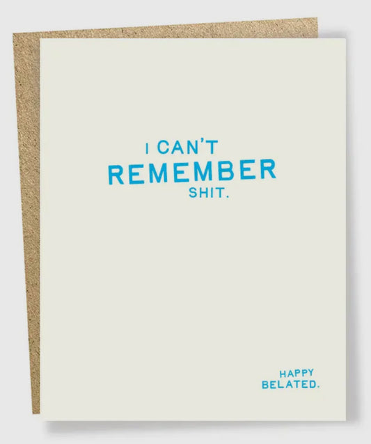 Remember Card