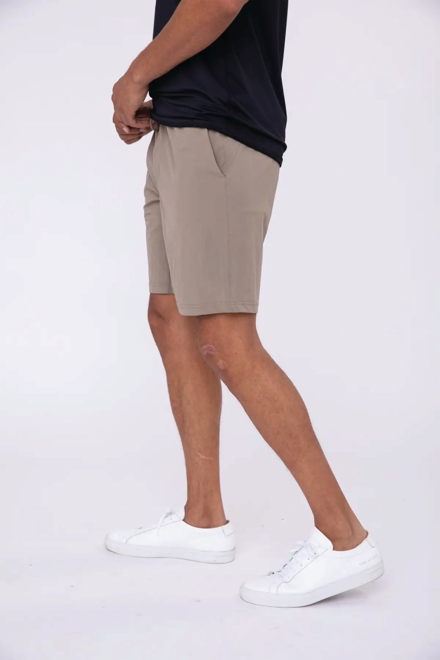 Drawstring Shorts with Pockets