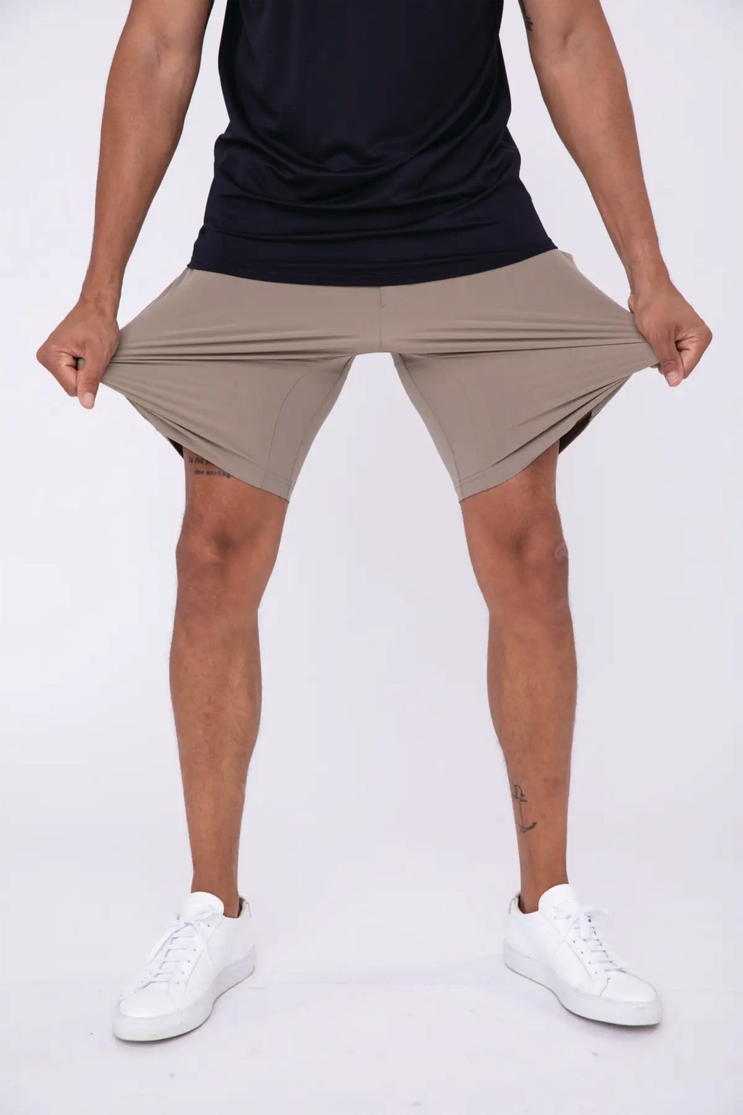 Drawstring Shorts with Pockets