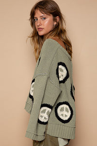 Drop Shoulder Berber Sweater