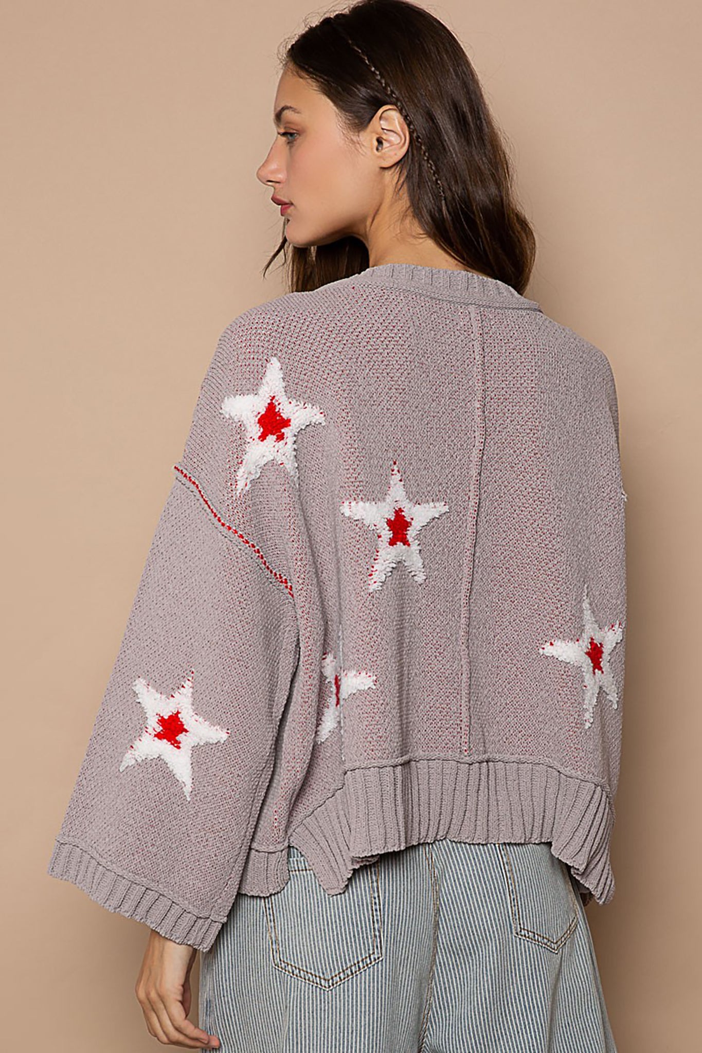 Drop Shoulder Berber Sweater