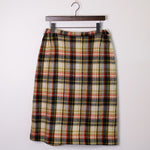 Load image into Gallery viewer, Fall Plaid Tweed Skirt
