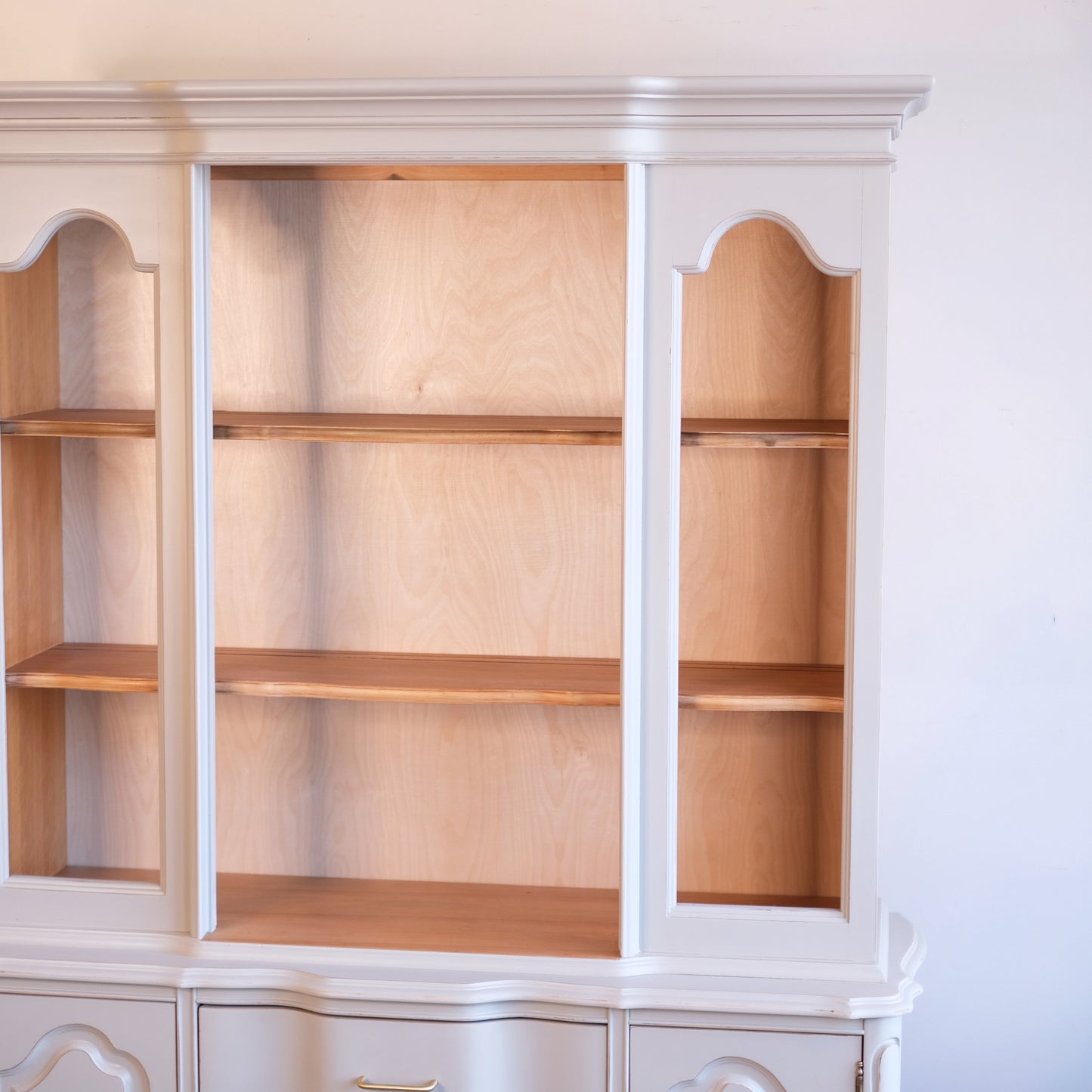 French Linen China Cabinet