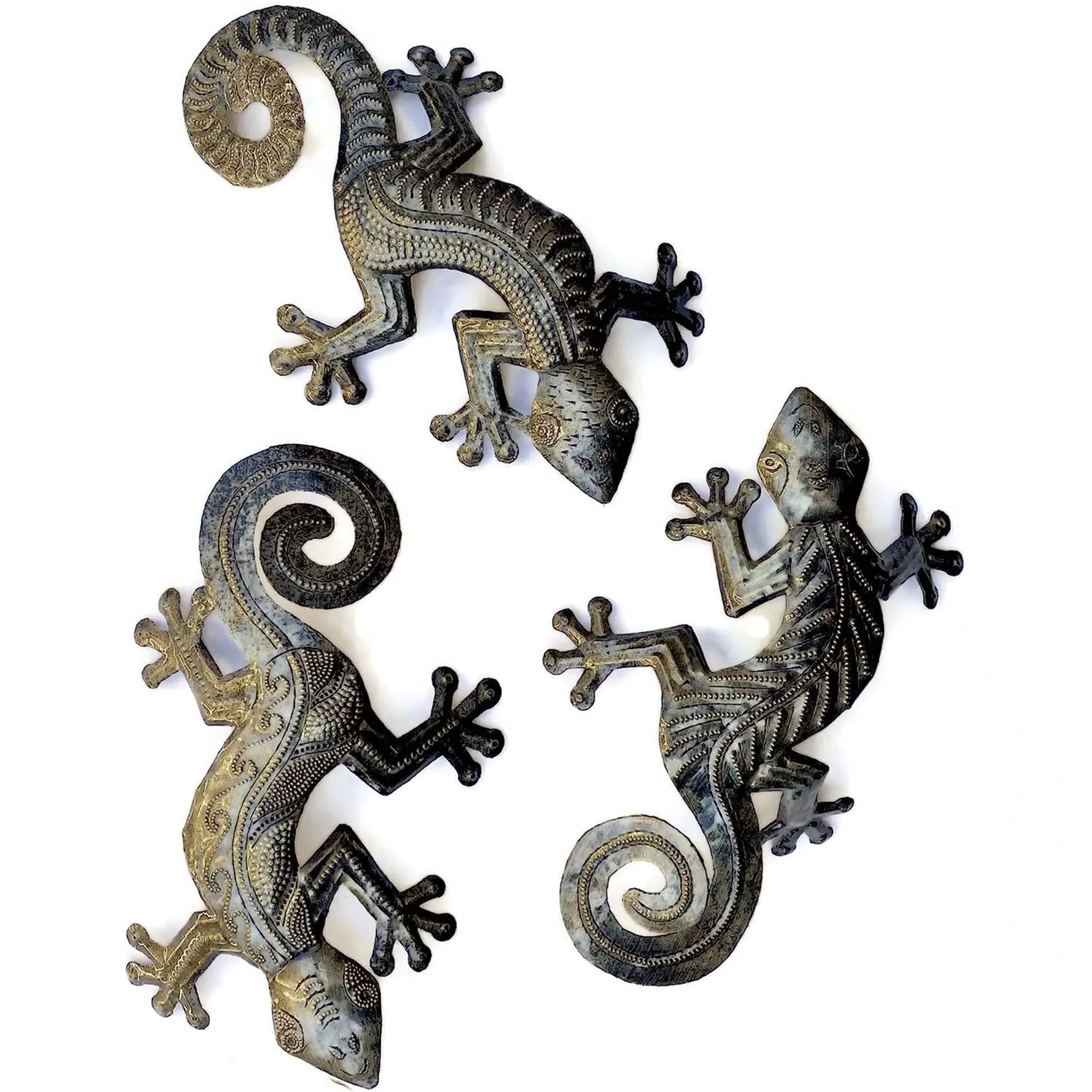 Handmade Recycled Gecko