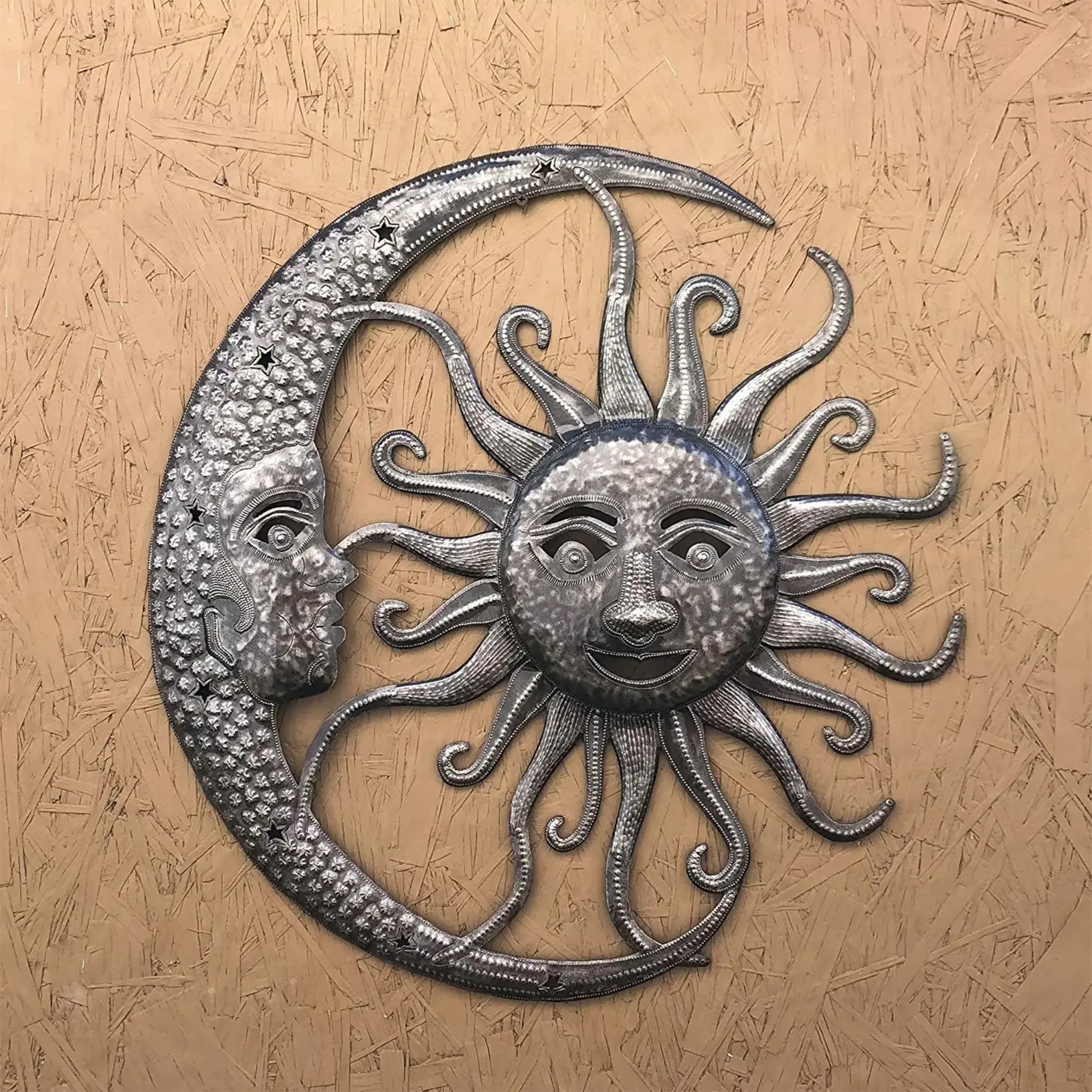 Handmade Sun & Moon Wall Art