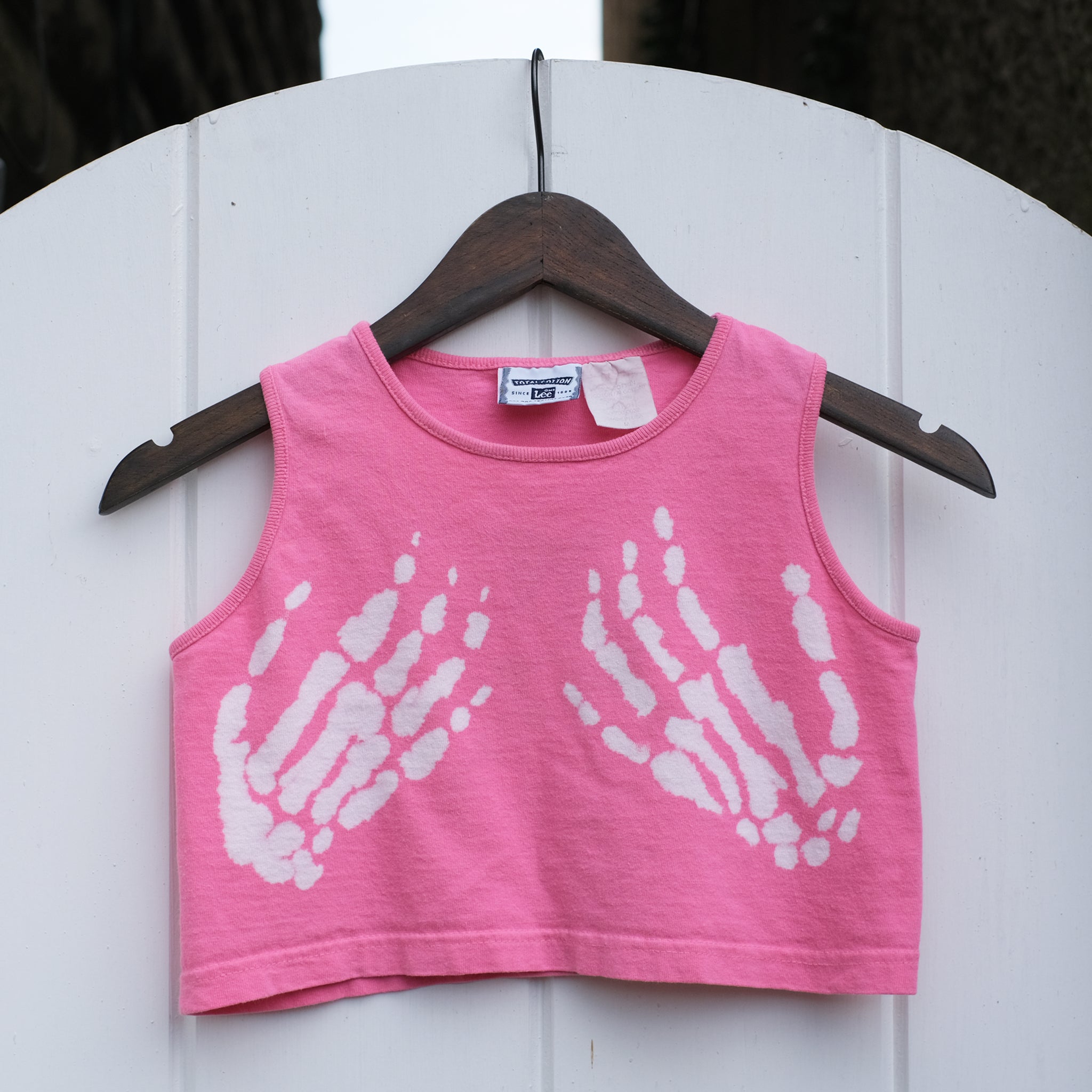 Hands Off Pink Crop Top