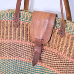 Load image into Gallery viewer, Handwoven Bag w/ Leather Details

