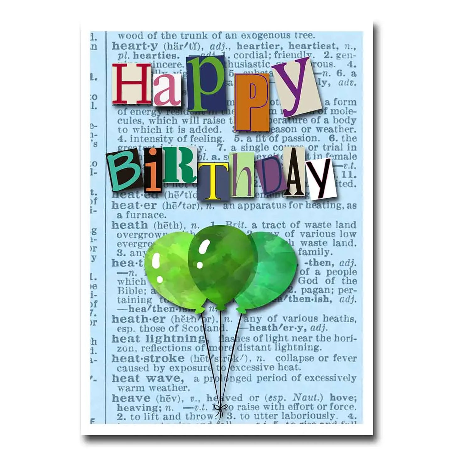 Happy Birthday Ransom Balloons Greeting Card