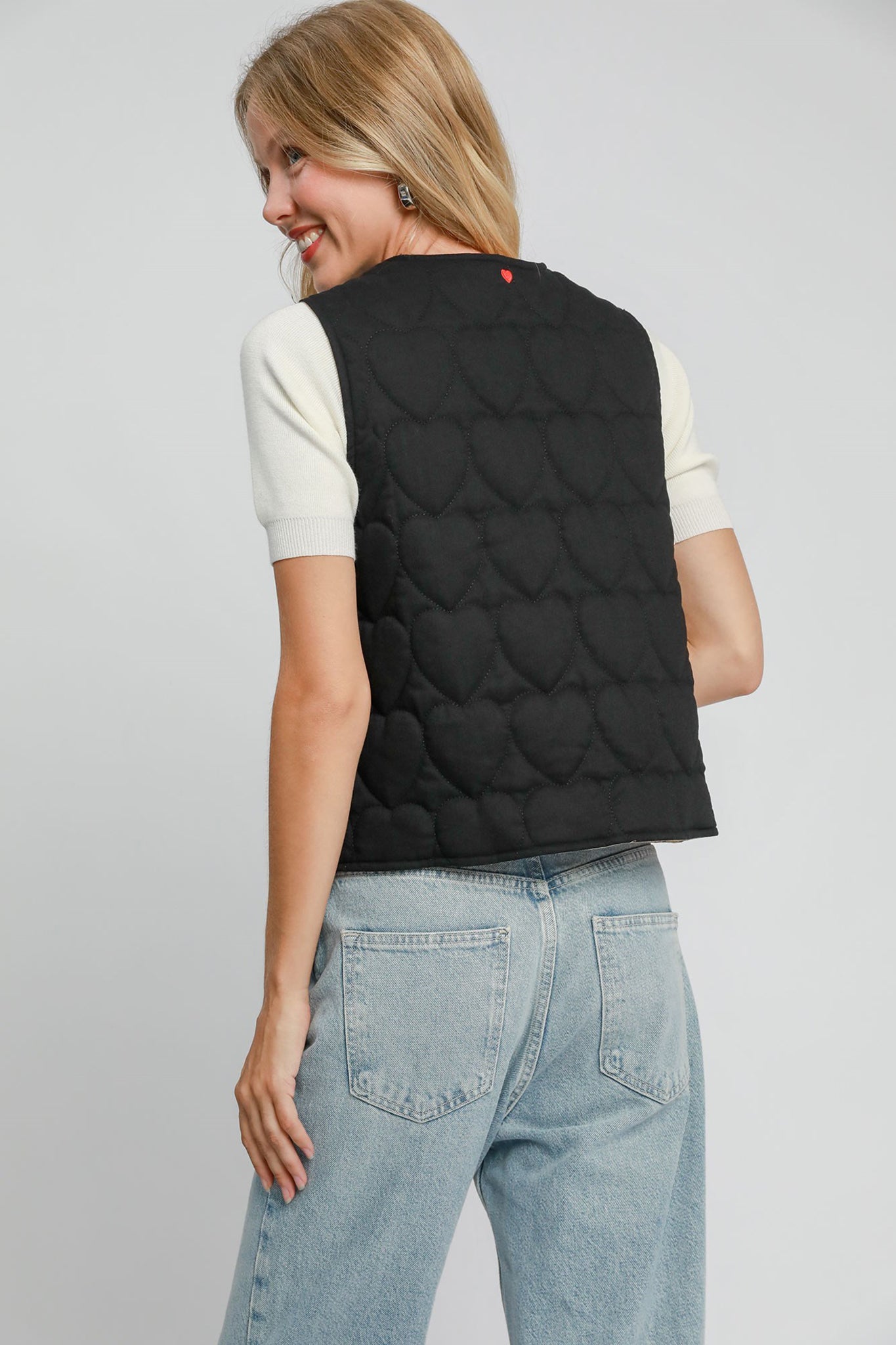 Heart Quilted Vest