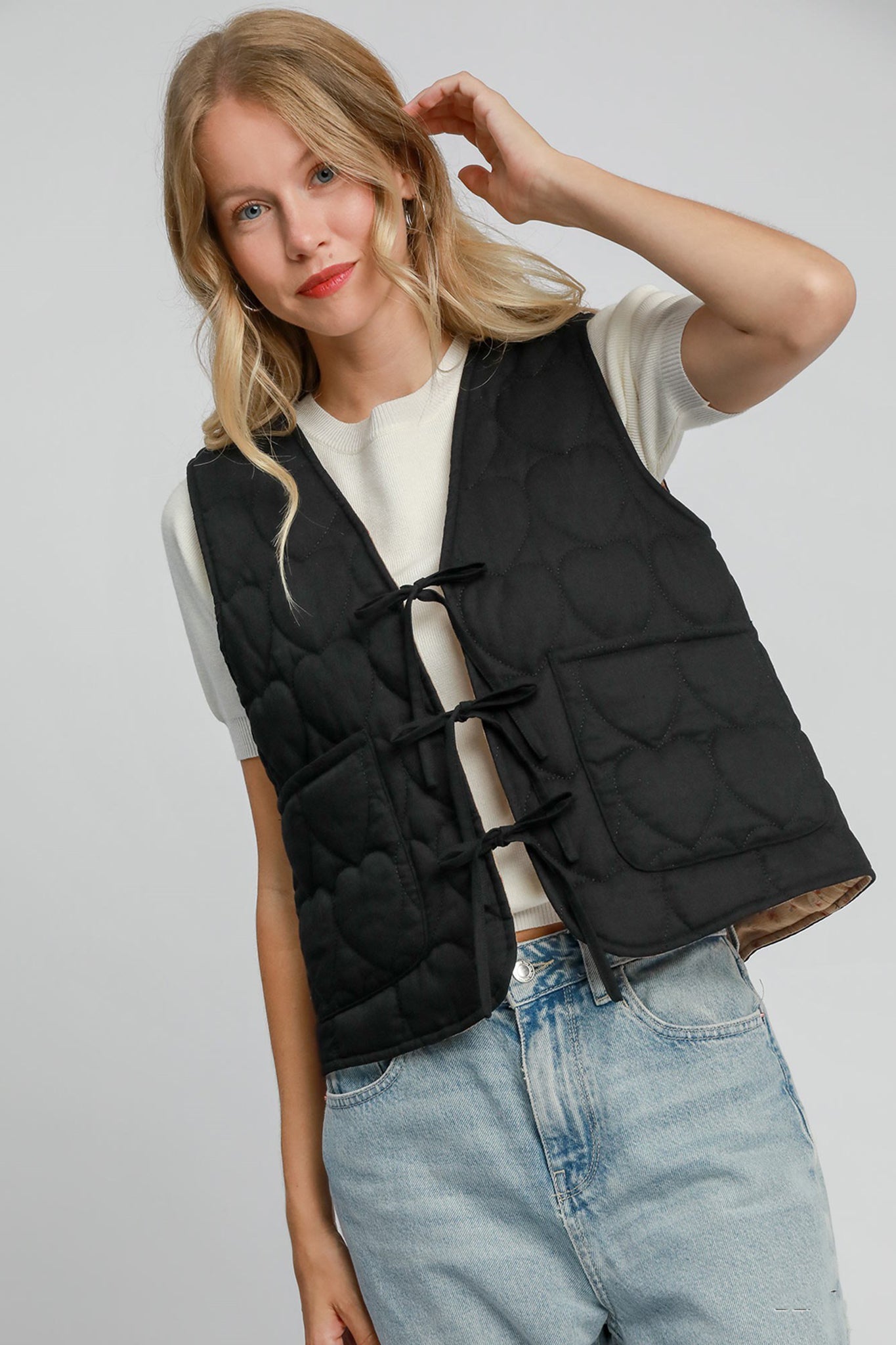 Heart Quilted Vest