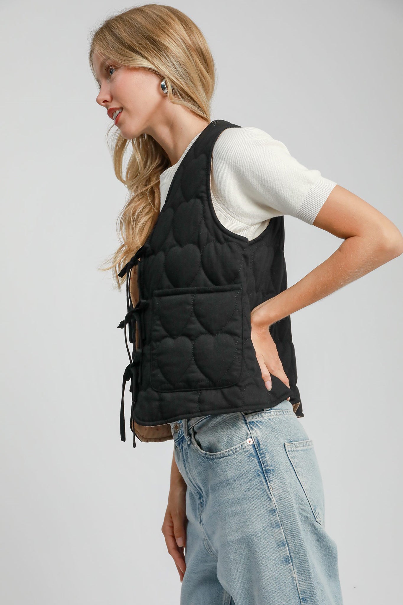 Heart Quilted Vest