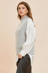 High Neck Knit Vest
