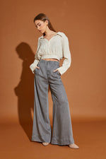 Load image into Gallery viewer, High Waist Wide Leg Trousers
